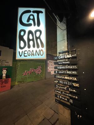 Terrace street  at Cat Bar in Barcelona