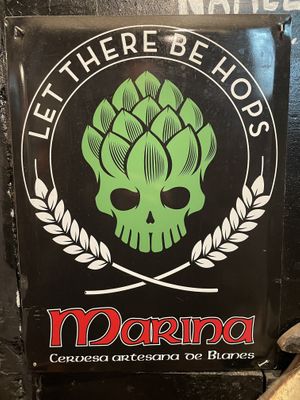 Beer from blanes  at Cat Bar in Barcelona