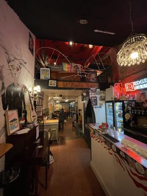 Inside  at Cat Bar in Barcelona