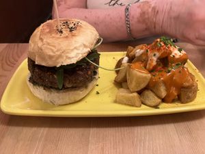 Crazy catburger   at Cat Bar in Barcelona