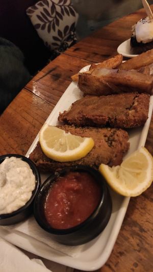 Tofu-ish and chips at Cat Bar in Barcelona