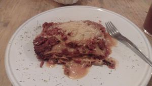 Lasagna🔥 at Cat Bar in Barcelona