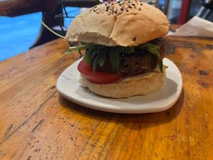 Champion Cat Burger at Cat Bar in Barcelona