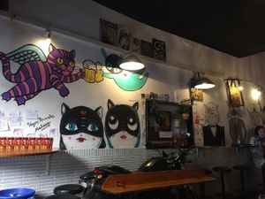 Inside at Cat Bar in Barcelona