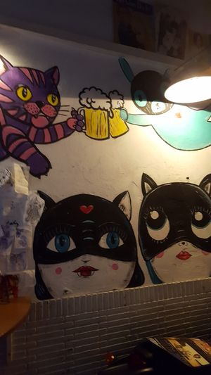 interior at Cat Bar in Barcelona