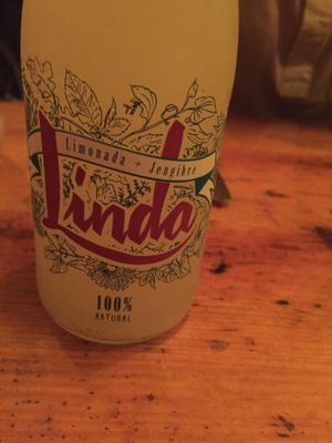 sugar free lemonade with ginger - fantastic!  at Cat Bar in Barcelona