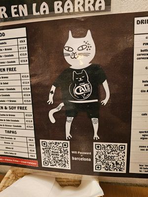  at Cat Bar in Barcelona