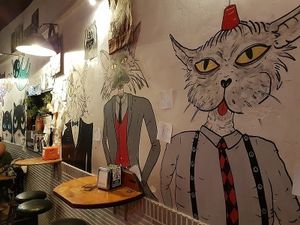 Cat bar at Cat Bar in Barcelona