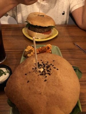 Burgers at Cat Bar in Barcelona