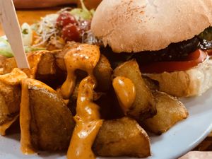 Black cat 😍😍😍😍 at Cat Bar in Barcelona