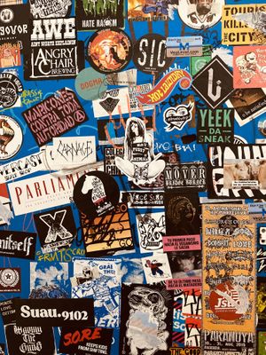 Eat pussy not animals!! My sticker lol  at Cat Bar in Barcelona