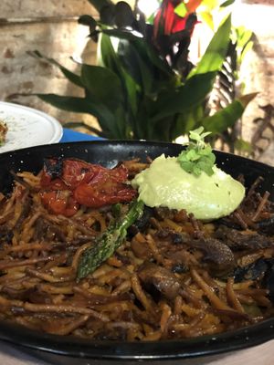 Fideuá  at Cat Bar in Barcelona