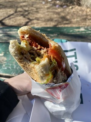 Chik’n BLT at Haven Plant Based Eatery in Toronto