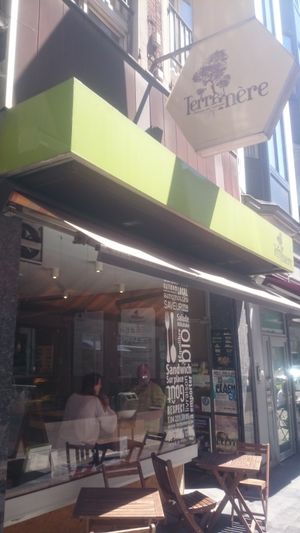 Outside at Terre Mere in Liege