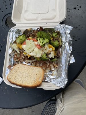 Vegan Helter Skelter - half order at Hard Times Cafe in Minneapolis