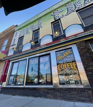 Scene  at Hard Times Cafe in Minneapolis