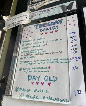 Baked goods  at Hard Times Cafe in Minneapolis