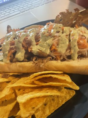 Tasted better than the quality of my picture I promise.  at Hard Times Cafe in Minneapolis