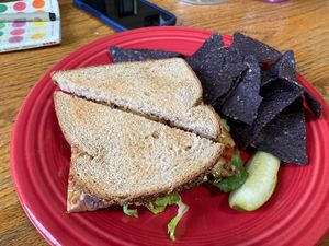 TLT sandwich  at Hard Times Cafe in Minneapolis