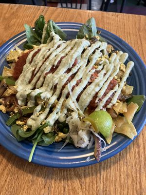 Vegan migas, out of this world    at Hard Times Cafe in Minneapolis