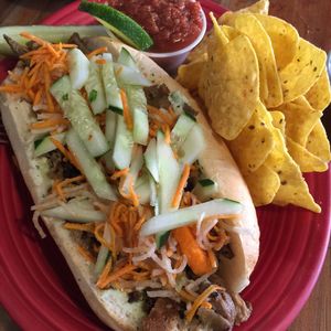 Veg Banh Mi at Hard Times Cafe in Minneapolis