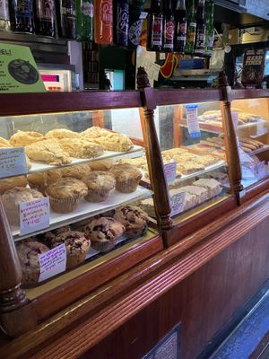 All 8 items in the display are vegan at Hard Times Cafe in Minneapolis