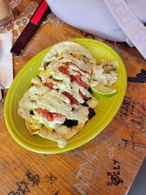 Vegan Rancheros at Hard Times Cafe in Minneapolis