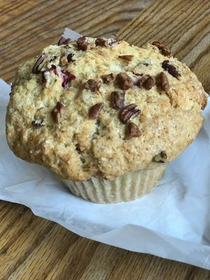 Yummy orange cranberry vegan muffin at Hard Times Cafe in Minneapolis