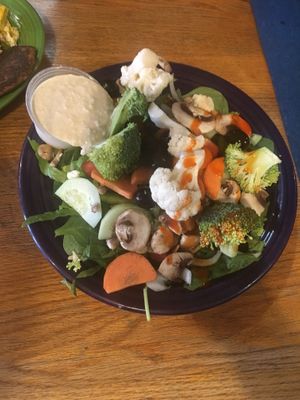 Salad  at Hard Times Cafe in Minneapolis