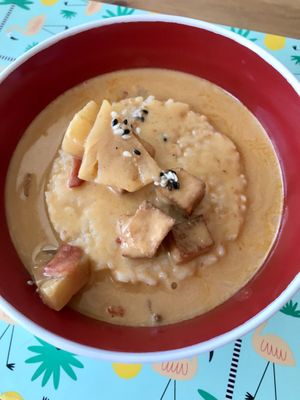 Red curry (spicy and delicious) at Bad Boyz Kitchen in Bratislava