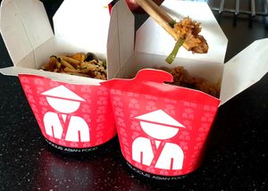 Nasi goreng with tofu.  at Bad Boyz Kitchen in Bratislava