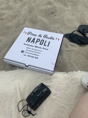 pizza box  at Napoli in Gdynia