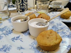 Not real scones ... at The Phoenicia in Floriana
