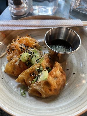 Deep fried dumplings   at The LoCo in Uppsala