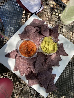 Chips, Guacamole, and Salsa at Lotus Cafe in Panama City Beach