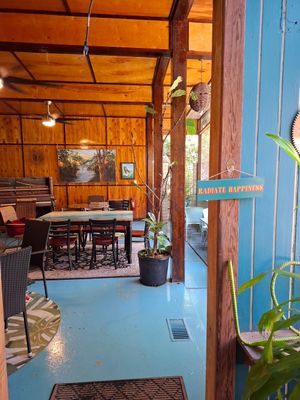 Inside at Lotus Cafe in Panama City Beach