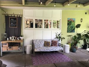 So much seating everywhere. Even if they’re busy you can still find your own little nook just relax at Lotus Cafe in Panama City Beach