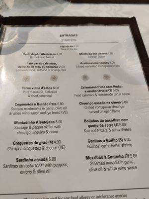  at O Cantinho De Portugal in South West London