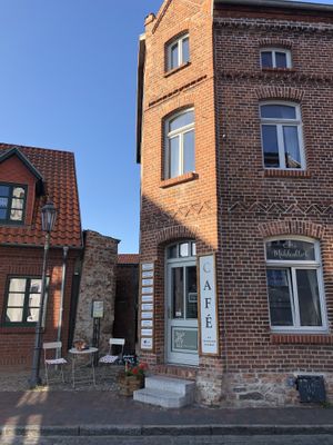 Entrance  at Café Mühlenblick in Robel
