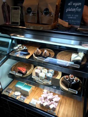 All vegan and gluten free! at Premium SOW in Tokyo