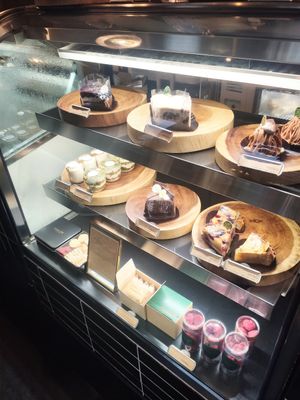 Cakes and tiramisú at Premium SOW in Tokyo