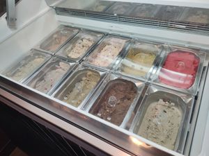 Ice creams at Premium SOW in Tokyo