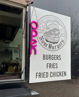 Vegan nom burger truck   at Nom Burgers in Austin