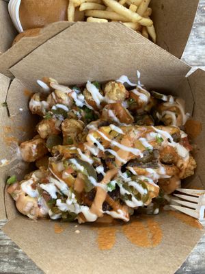 OG Asada Tots  at Nom Burgers in Austin