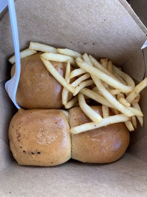 Sliders  at Nom Burgers in Austin