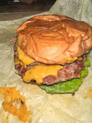   at Nom Burgers in Austin