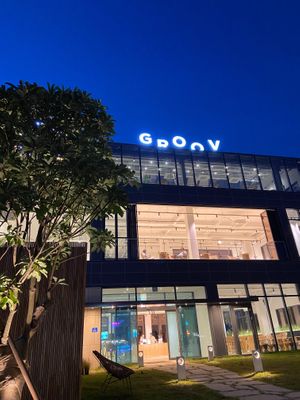 GROOV at night at GROOV in Jeju