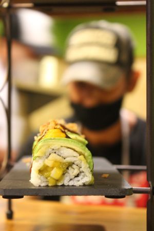 Sushi at Venus Garden in Menorca