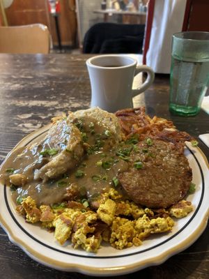 Biscuit breakfast w/ tofu  at Seward Cafe in Minneapolis