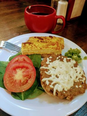 Vegan Tofu McMuffin at Seward Cafe in Minneapolis